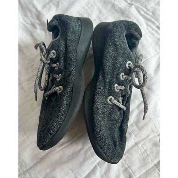 Allbirds Women’s wool Runners natural black/black sole 10 - Picture 3 of 8